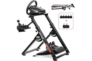 GTPLAYER Soporte de volante para G923 G29 G920 T300RST500RS Volante Gaming Force Feedback y palanca de cambios TH8A V1 - Fanatec Clubsport PS4 - Inclinable