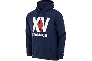 XV de France Sweat Capuche de Rugby - Collection Officielle FFR - Equipe de France de Rugby