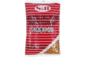 BO TIME S&B Mélange japonais de 7 épices pimentées "Shichimi Togarashi" 300G en sachet - Aussi vendu avec flacon - Marque S&B (1 sachet)
