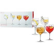Spiegelau & Nachtmann, 4-delige Mixdrinks glazenset, kristalglas