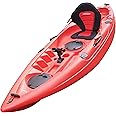 Conwy Kayak Menai Single Person One Man Sit on Top Kayak Complete Kit for Rivers, Sea with Padded Seat, Fishing Rod Holder and Two Piece Floating Paddle