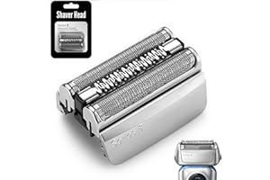 PIOSARAFIEM Scherkopf für Braun Serie 8 Kompatibel 8617cc, 8663cc, Präzisionsrasur Ersatzkopf für Braun Rasierer Modelle, Edelstahl, Einfacher Austausch (83M)