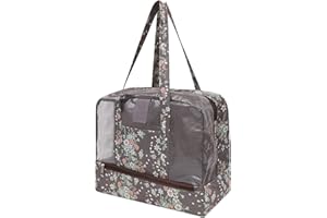 LONTG Sac de Natation avec Compartiments Secs et Humides Séparé Sac à Main de Voyage Plage en Oxford Étanche Pochette de Rangement en Maille Sacoche de Sport Piscine Gymnase Trousse de Toilette Maquillage