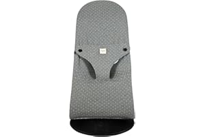 FUN*DAS BCN Fundas BCN ® - F185/9402D - Housse pour Transat compatible avec Babybjörn Balance, Soft ® et Bliss - Convient à tous les modèles - Imprimé Vintage Dot