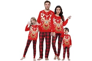 Neufigr Familie Weihnachtspullover Set,Damen Herren Weihnachtspulli,Lustig Kinder Weihnachten Pullover,Christmas Sweatshirt