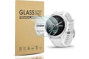 SUOMAN Diruite 4 Sztuki Ochraniacz Ekranu do Garmin Fenix 6S,HD Szkło Hartowane Folia Ochronna do Garmin Fenix 6S Screen Protection Smartwatch[Anti-scratch]