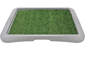 BPS BUENA PET SHOP BPS(R) Indoor Toilet Training Tray for Dogs Grass: 64 x 48 x 4 cm