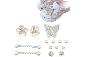 jatimdotin Shoe Charm, Accessori per Scarpe, Shoe Charms for Croc, Crystal Diamond Shoe Accessories, Bling Shoe Charms for Clog for Donne