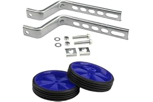 Jamiah Bicycle Training Wheels for Kids Bike Stabilizers Support Wheels for 12-20" Inch Bicycle (Blue)