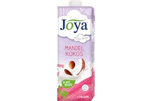 ‎JOYA Joya Mandel Kokos Drink laktosefrei, Plantbased, Pflanzlicher Drink, 10er Pack (10 x 1l)