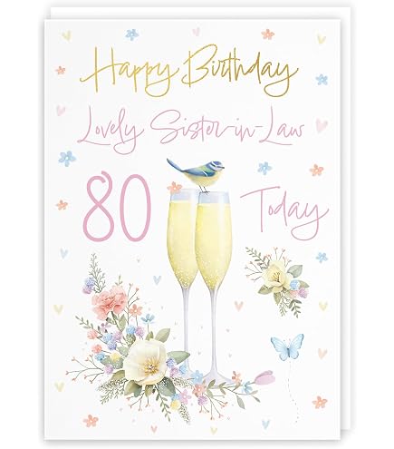 White Cotton Cards Handgefertigte XL-Geburtstagskarte 'An Meine Wunderbare Frau' – 40. Geburtstag, Mit Strass, 22x22 Cm