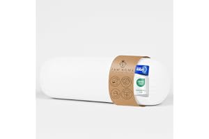 FAM Home Bolster 90 x 21 cm - fleecekudde för 1 person | Ortopedisk och andningsbar kudde av återvunnen polyester. Mjuk och m