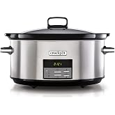 Crockpot Digital Slow Cooker 7.5 L (More than 10 People) | With Oven Safe Container | Dishwasher Safe | Stainless Steel [CSC0