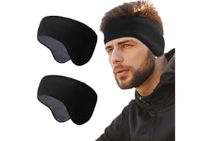 WTACTFUL Dwuwarstwowy polar Pro, ocieplacze na uszy nauszniki na zimną pogodę opaski na uszy dla mężczyzn kobiet narciarstwo bieganie jazda na rowerze