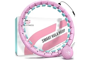 ‎GATE FITNESS GATE FITNESS® Smart Hula Hoop Reifen Erwachsene zum Abnehmen - Kein runter Fallen - Hoola Reifen mit Noppen | für Anfänger & Fortgeschrittene - Premium Reifen mit Gewicht - Anfänger & Fortgeschrittene