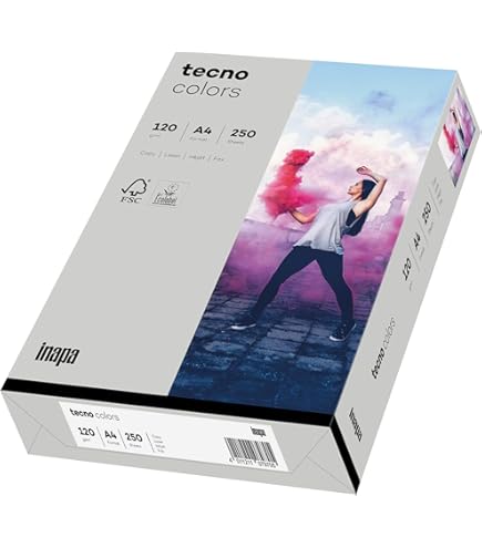 Image Coloraction, Mid Grey/ Iceland, 120g A4-paket – Rum För Papper - View #13