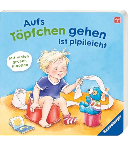 Babykajo 3-in-1 Baby Potty Set TÜV Rheinland Tested - Children's Potty Children's Toilet Seat Children's Step Stool - Made of BPA Free Plastic and with Non-Slip Feet (Blue