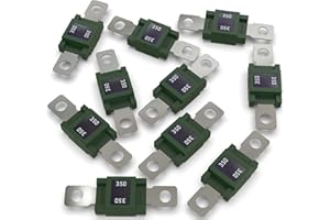 AUPROTEC Mega fusibile ad alta corrente 80A – 500A Selezione: 350A Ampere verde, 10 pezzi