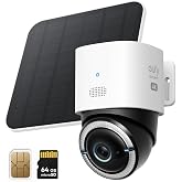 eufy Security 4G LTE Cam S330, 4K H&uuml;cresel Kablosuz G&uuml;venlik Kamerası, D&ouml;nd&uuml;rme ve Eğme, G&uuml;neş Enerjili, 4G ve Wi-Fi Duo Modu