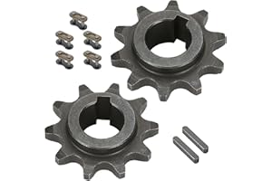 GREHUA 40 41 420 Chain Sprocket 10 Tooth 5/8" Bore 3/16" Keyway for Coleman CT200U BT200X CT200U-EX KT196 200cc Trailmaster XRX 208cc Hammerhead Mudhead 80T Mini Bike 20/30 Series Torque Converter