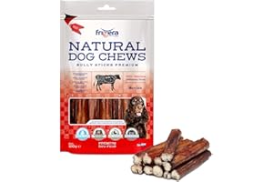 Frigera Nerf de Boeuf 15cm 100g Premium – Bœuf, Friandises Naturelles et Riches en protéines pour Chiens, sans Gluten ni céréales, Plaisir de Mastication Durable