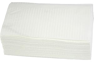 Aokbean 125 pz 13 x 17,7 pollici 3 Strati Monouso Tatuaggio Tovaglia Tovaglia da Tatuaggio Impermeabile Tampone per la Pulizia Degli Asciugamani Tovaglia da Tavola per Forniture per Tatuaggi (bianca)