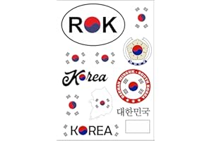 aprom Carte autocollante de la Corée du Sud - Pour voiture et moto - Drapeau tuning