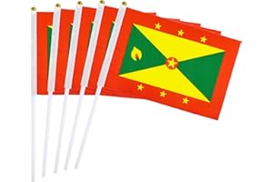 KIND GIRL 25 pack African and North American countries waving flags (Grenada)