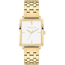 Tamaris Orologio Donna Analogico Al Quarzo | Cinturino In Pelle, Cassa 34 Mm, Quadrante Con Fiori