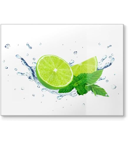 Planche à Découper En Verre 40x30 Cm – Motif Fleurs De Cerisier 3D – Antibactérienne & Antidérapante
