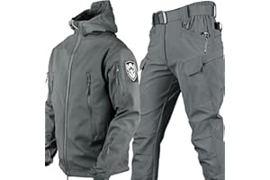 KUMIAO Wasserdichter Camouflage-Militäruniform-Anzug – Taktische Jacke und Hose für Herren, Militär, Softshell-Anzüge für Armee, Kampf, Militar-Kleidung