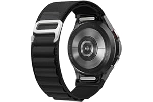 SimpleThings One-Click No Gap Sport pasek do zegarka Samsung Galaxy Watch 7/6/5/4 (40 mm 44 mm), Galaxy Watch 5 pro 45 mm, Galaxy Watch 6/4 Classic (47 mm, 43 mm/42 mm, 46 mm), regulowany pasek Alpine