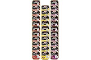 animonda Vom Feinsten Senior Vielfalt (32 x 100 g), Senior Nassfutter für ältere Katzen ab 7 Jahren, Katzenfutter ohne Getreide und Zucker, mit 100 % frischen, fleischlichen Zutaten