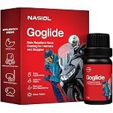 Nasiol GoGlide Nano Yağmur Kaydırıcı &ndash; Motosiklet Viz&ouml;rleri, Kasklar ve G&ouml;zl&uuml;kler i&ccedil;in, Uzun S&uuml;reli Etki, Geliştirilmiş Net G