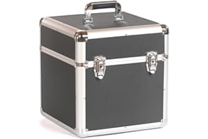 KATIX Studio X Large 12" Vinyl Record Collection DJ Flight Case Storage Box Holds 100