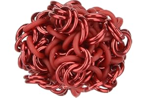 ‎JUGGLE PRO Juggle Pro Footbag Hacky Sack Chainmail Stil Aluminium Blood. Metall und Gummiringe. Perfekte Kombination aus Pop und Stall