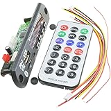 SODIAL(R) Wireless Bluetooth 12V MP3 WMA Decoder Board Audio Module USB TF Radio For Car