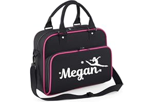 beyondsome Personalised Girls Gymnastics Split Jump Shoulder Bag