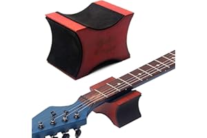 DASNTERED Mahogany Guitar Neck Rest Support, Guitar Neck Rest Support Mahogany Two Height String Instrument Setup Guitar Neck Rest Support Repair Tool