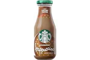 Starbucks Frappuccino Coffee Eiskaffee| 8 x 250ml | mit feinstem Espresso aus 100% Arabica-Bohnen und Milch | wiederverschließbare Glasflasche | ideal für unterwegs oder Zuhause