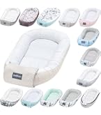 Reducteur de Lit Bebe - Nid d'ange pour Nouveau-né 80x50cm - Couffin de Voyage Portable - Matelas Cocon Cale Bebe pour Lit Baby Nest - Puériculture & Eveil bébé