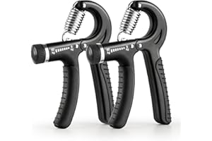LTZGO Hand Grip Strengthener Musculation Main, Exerciseur de Doigts Pince à Main 5-60kg Résistance Réglable Ajustable Poignée Avant Bras Muscleur, Entraînement du Poignet Renforcement Musculaire