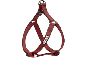 Pawtitas Small Dog Harness Adjustable Dog Harness No Pull Harness For Dogs Solid Color S Marsala Brown Harness
