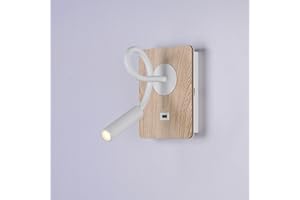 B·LED BARCELONA LED Applique da parete flessibile con porta USB LONDON USB - Chip CREE - 3W