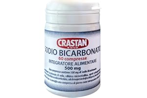 Crastan – Integratore Bicarbonato di sodio in compresse – 1 barattolo da 60 compresse