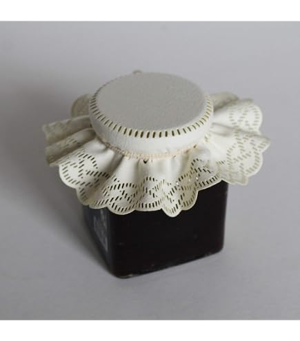 Fundas De Tela Para Tarros De Mermelada - 30 Unidades, 15 Cm Diámetro, Con Anillo De Goma, Cordón Y Abalorios