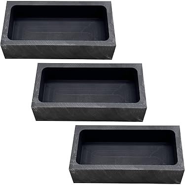 2 Stuks  4-2kg  Grafiet Ingot Mallen Voor Het Smelten Gieten Raffinage Metaal Koper Goud Zilver Aluminium B