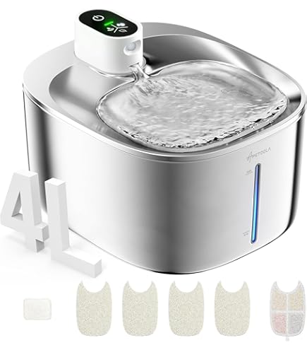 8 Pièces Filtre Fontaine Eau Chat,Filtre Fontaine Chat,Filtre De