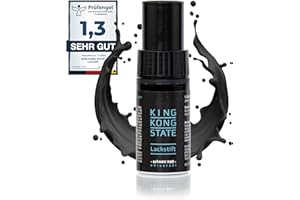 ‎KING KONG STATE King Kong State Lackstift - SCHWARZ MATT - 1-Schicht-Lack zur Ausbesserung von Steinschlägen und Kratzern am Auto (MATT)