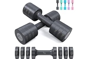 ‎SPORTNEER Sportneer Verstellbare Hanteln Set – Hanteln Frauen Set je 1–2,5 kg, 4-in-1 Kurzhanteln 2er Set, Adjustable Dumbbell Set für Home Gym, Fitness, Krafttraining, Geschenk